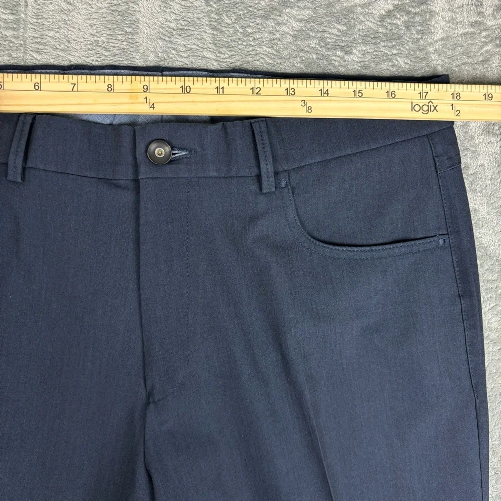 Ballin Pants Men 36 Blue Comfort‎ EZE Commuter Bi-Stretch Modern Connor